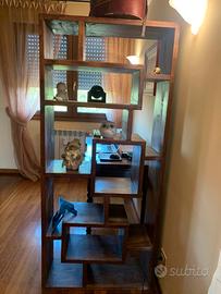 Libreria etnica misure 180x80x30 cm