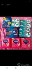 208 Assorbenti interni/esterni OB,Tampax,Nuvenia