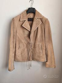 giacca donna Guess vera pelle vintage