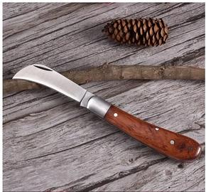 COLTELLO DA INNESTO Giardinaggio lama curva 65 mm