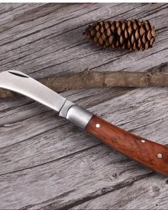 COLTELLO DA INNESTO Giardinaggio lama curva 65 mm