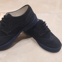 Scarpe bambino elegante n. 25 blu Made In Italy