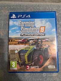 Gioco farming simulator 19 per playstation4