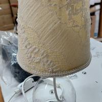 Lampada da tavolo IKEA in vetro – vintage anni 200