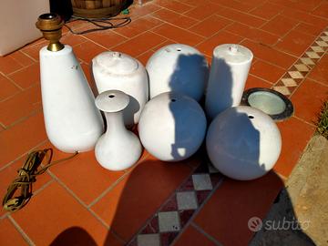 set porcellane paralumi 