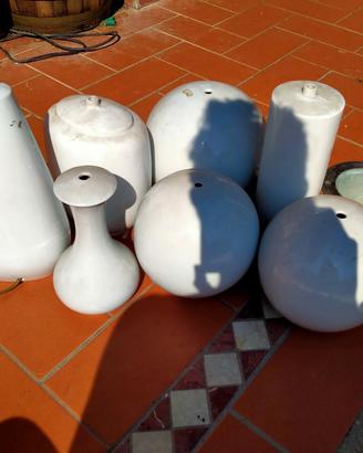 set porcellane paralumi 