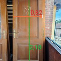 4 porte nuove legno massello