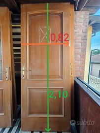 4 porte nuove legno massello