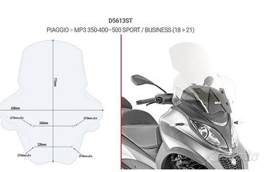 Parabrezza GIVI e Coprigambe Piaggio