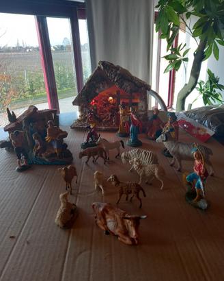 presepe con luci