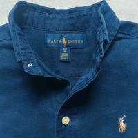 Camicia lino blu Ralph Lauren, 8 anni