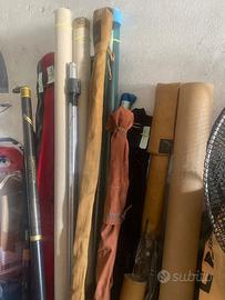 Canne da pesca fisse bolognesi spinning Mosca ecc