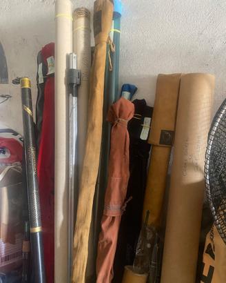 Canne da pesca fisse bolognesi spinning Mosca ecc