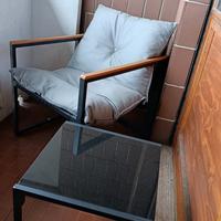 Set tavolo + due sedie da giardino