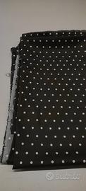 Tessuto cotone confort stampa pois 