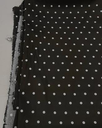 Tessuto cotone confort stampa pois 