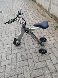 Ausilio per disabili, triciclo elettrico