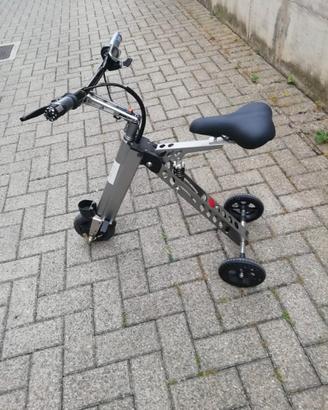 Ausilio per disabili, triciclo elettrico