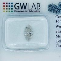 Diamante 1 ct. taglio Marquise H I1 cert. GWlab