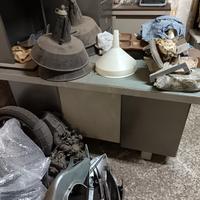 scrivania ufficio industriale anni 70 industrial
