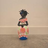 Statuetta donna brasiliana artigianale