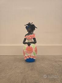 Statuetta donna brasiliana artigianale