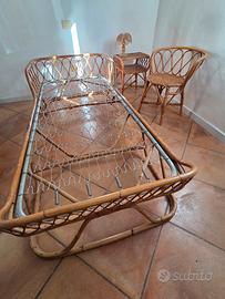 letto bamboo stile Gio Ponti 