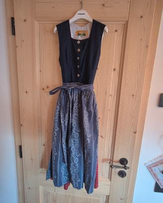 dirndl vestito tirolese per bambina misura 140