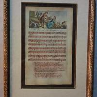 Incisione su rame. Titolo: Clio and Euterpe