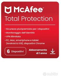 Software Antivirus McAfee Total Protection 12/6
