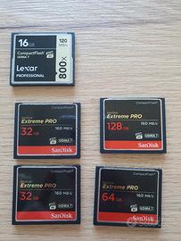 Schede di memoria CompactFlash