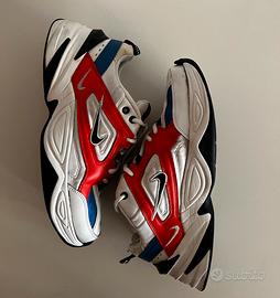 Nike M2K Tekno Bianche/Arancioni 45