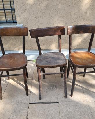 seggiole in legno