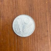 Moneta da 10 lire anno 1975