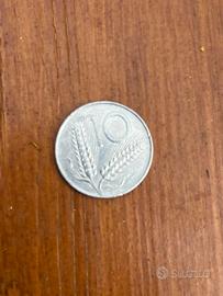 Moneta da 10 lire anno 1975