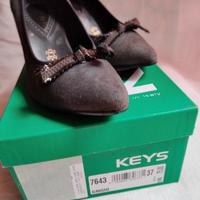 Scarpe in camoscio grigio n° 37