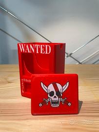 Portamazzo one piece TCG rosso Shanks