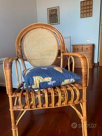 Poltrona in ratan -