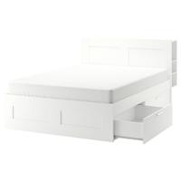 Letto IKEA Brimnes 140x200 + Materasso e Testiera