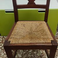 Sedia in legno retro'