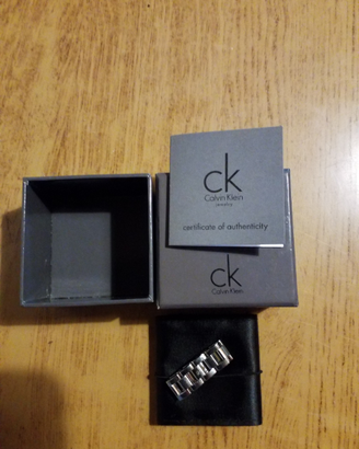 Anello uomo KALVIN KLEIN in acciaio