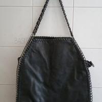 BORSA NERA SIMIL SCAMOSCIATA