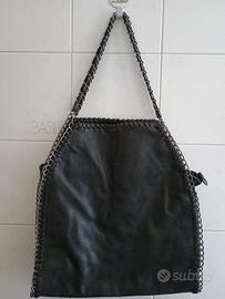 BORSA NERA SIMIL SCAMOSCIATA