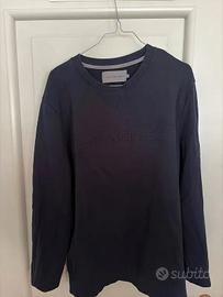Felpa Calvin Klein Jeans con logo tono su tono