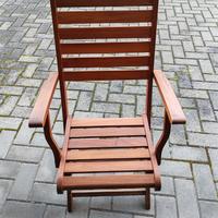 sedie in teak da giardino 