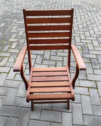 sedie in teak da giardino 