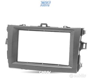CORNICE NERA RADIO 2-DIN PER TOYOTA COROLLA 07-13