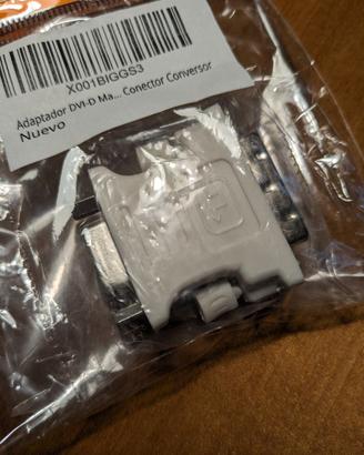 Adattatore da DVI-D 24+1 Pin Maschio a VGA Femmina