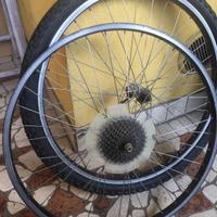 2 cerchi bicicletta Fix uno completo