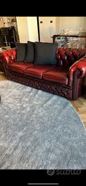 Divano Chesterfield Bordeaux